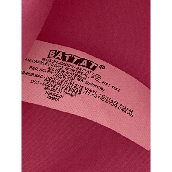 Battat Dolls Pucci Pups Pink and Blue Dog Carrier Plush Bag Only Mesh Zipper GUC - Picture 8 of 16